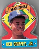 1991 Topps Stand-Ups - Clear #17 Ken Griffey Jr. Front