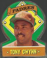 1991 Topps Stand-Ups - Clear #18 Tony Gwynn Front