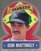1991 Topps Stand-Ups - Clear #24 Don Mattingly Front