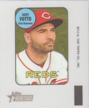 2018 Topps Heritage - 1969 Topps Decals High Number #69TD-JV Joey Votto Front