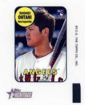 2018 Topps Heritage - 1969 Topps Decals High Number #69TD-SO Shohei Ohtani Front