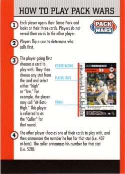 2005 Topps Pack Wars #NNO How To Play Pack Wars Front
