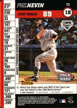 2005 Topps Pack Wars #73 Phil Nevin Front
