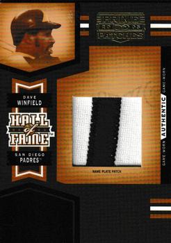 2005 Donruss Prime Patches - Hall of Fame Materials Quad Swatch Prime #HF-7 Dave Winfield Front