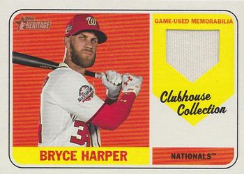 2018 Topps Heritage - Clubhouse Collection Relics High Number #CCR-BH Bryce Harper Front