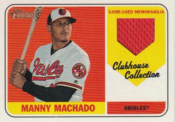 2018 Topps Heritage - Clubhouse Collection Relics High Number #CCR-MM Manny Machado Front