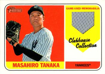 2018 Topps Heritage - Clubhouse Collection Relics High Number #CCR-MT Masahiro Tanaka Front