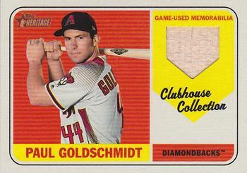 2018 Topps Heritage - Clubhouse Collection Relics High Number #CCR-PG Paul Goldschmidt Front