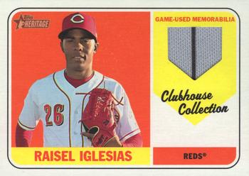 2018 Topps Heritage - Clubhouse Collection Relics High Number #CCR-RI Raisel Iglesias Front