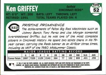 2005 Topps Pristine Legends #52 Ken Griffey Back