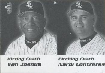 2000 Lemon Chill Chicago White Sox #26 Von Joshua / Nardi Contreras Back