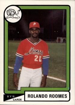 1988-89 BYN Puerto Rico Winter League Update #36 Rolando Roomes Front