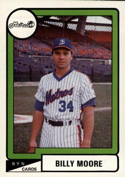 1988-89 BYN Puerto Rico Winter League Update #40 Billy Moore Front