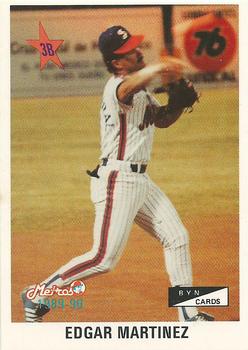 1989-90 BYN Puerto Rican Winter League Update #48 Edgar Martinez Front