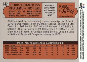 2005 Topps Rookie Cup - Reprints #24 Chris Chambliss Back