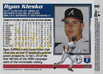 2005 Topps Rookie Cup - Reprints #90 Ryan Klesko Back