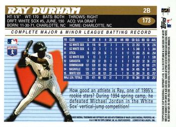 2005 Topps Rookie Cup - Reprints #93 Ray Durham Back