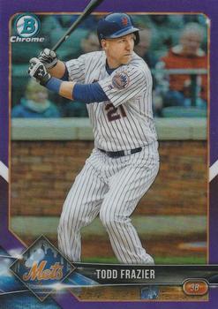 2018 Bowman Chrome - Purple Refractor #78 Todd Frazier Front