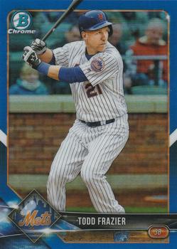 2018 Bowman Chrome - Blue Refractor #78 Todd Frazier Front