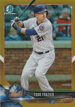2018 Bowman Chrome - Gold Refractor #78 Todd Frazier Front