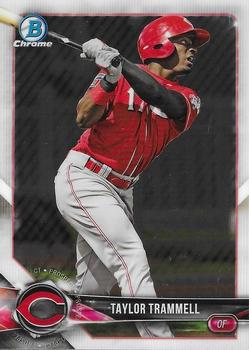 2018 Bowman Chrome - Prospects #BCP156 Taylor Trammell Front