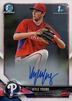 2018 Bowman Chrome - Prospects Autographs #CPA-KY Kyle Young Front