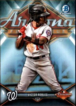 2018 Bowman Chrome - 2017 AFL Fall Stars #AFL-VR Victor Robles Front