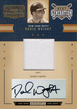 2005 Donruss Prime Patches - Next Generation Autograph Jersey #NG-6 David Wright Front