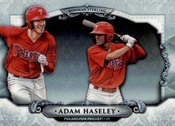 2018 Bowman Chrome - Bowman Sterling Continuity #BS-AH Adam Haseley Front