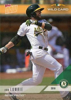 2018 Topps Now Postseason Oakland Athletics #PS-78 Jed Lowrie Front