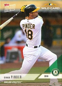 2018 Topps Now Postseason Oakland Athletics #PS-84 Chad Pinder Front