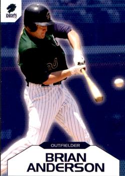 2007 Charlotte Knights Team Issue #1 Brian Anderson Front