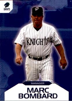 2007 Charlotte Knights Team Issue #3 Marc Bombard Front