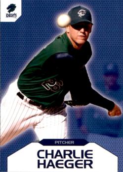 2007 Charlotte Knights Team Issue #12 Charlie Haeger Front