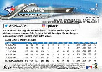 2018 Topps - All-Star Game #4 Kevin Pillar Back