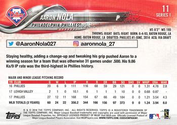 2018 Topps - All-Star Game #11 Aaron Nola Back