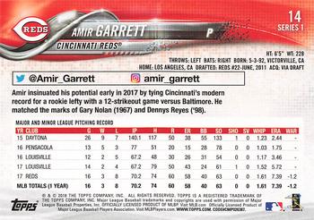 2018 Topps - All-Star Game #14 Amir Garrett Back