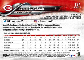 2018 Topps - All-Star Game #137 Michael Lorenzen Back