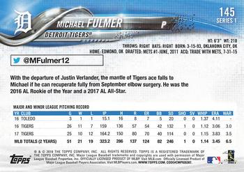 2018 Topps - All-Star Game #145 Michael Fulmer Back