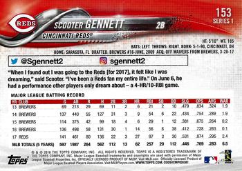 2018 Topps - All-Star Game #153 Scooter Gennett Back