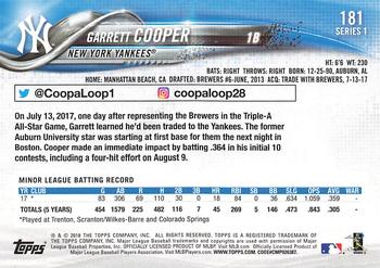 2018 Topps - All-Star Game #181 Garrett Cooper Back