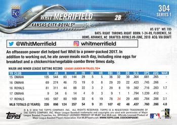 2018 Topps - All-Star Game #304 Whit Merrifield Back