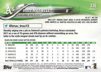 2018 Topps - All-Star Game #336 Bruce Maxwell Back