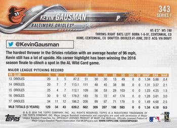 2018 Topps - All-Star Game #343 Kevin Gausman Back