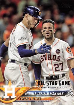 2018 Topps - All-Star Game #361 Carlos Correa / Jose Altuve Front