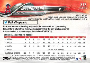 2018 Topps - All-Star Game #372 Nick Tropeano Back