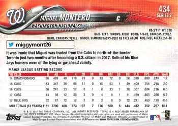 2018 Topps - All-Star Game #434 Miguel Montero Back