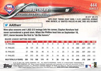 2018 Topps - All-Star Game #444 Aaron Altherr Back