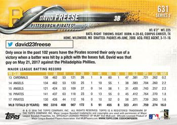 2018 Topps - All-Star Game #631 David Freese Back