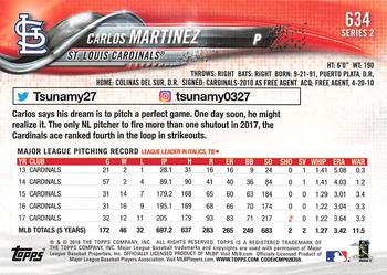 2018 Topps - All-Star Game #634 Carlos Martinez Back